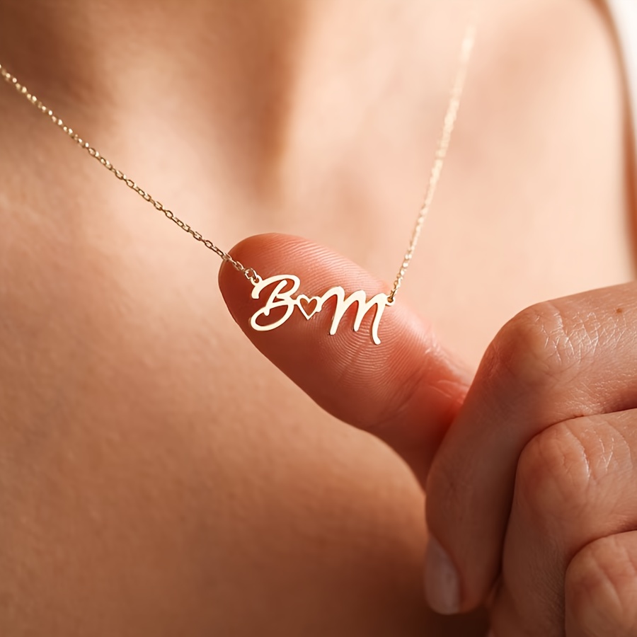 Name Necklace Custom - اسم مخصص القلائد للنساء مقاوم للماء