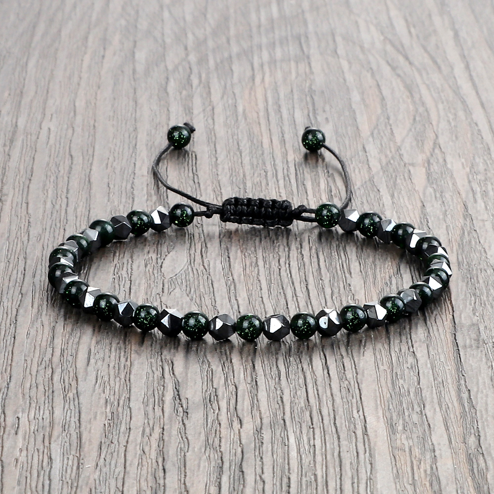 Coordinates Bracelet - بساطتها الهيماتيت سوار غير النظامية عالية