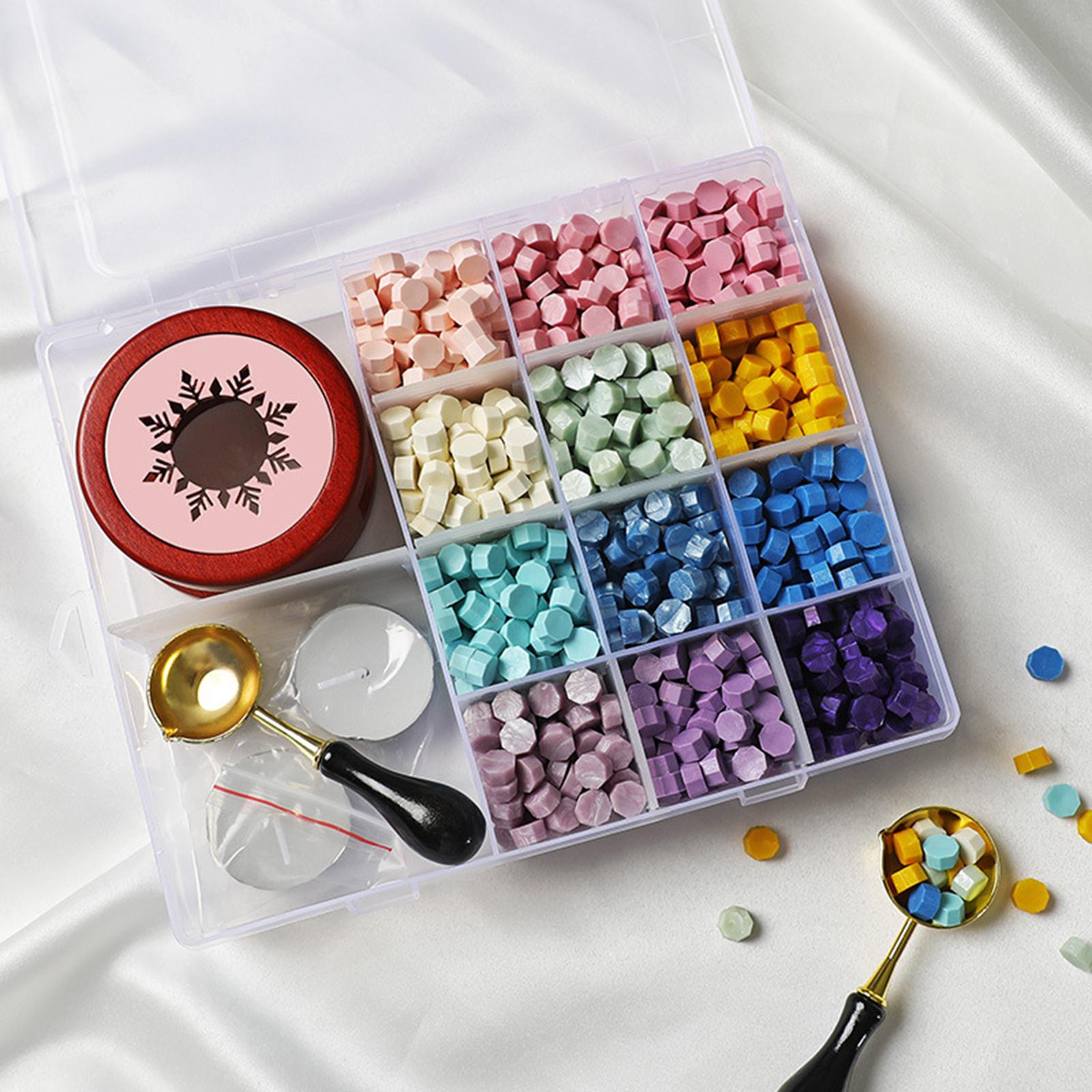 Wax Seal Letter Kit - طقم شمع الختم، يتضمن ملعقة إذابة