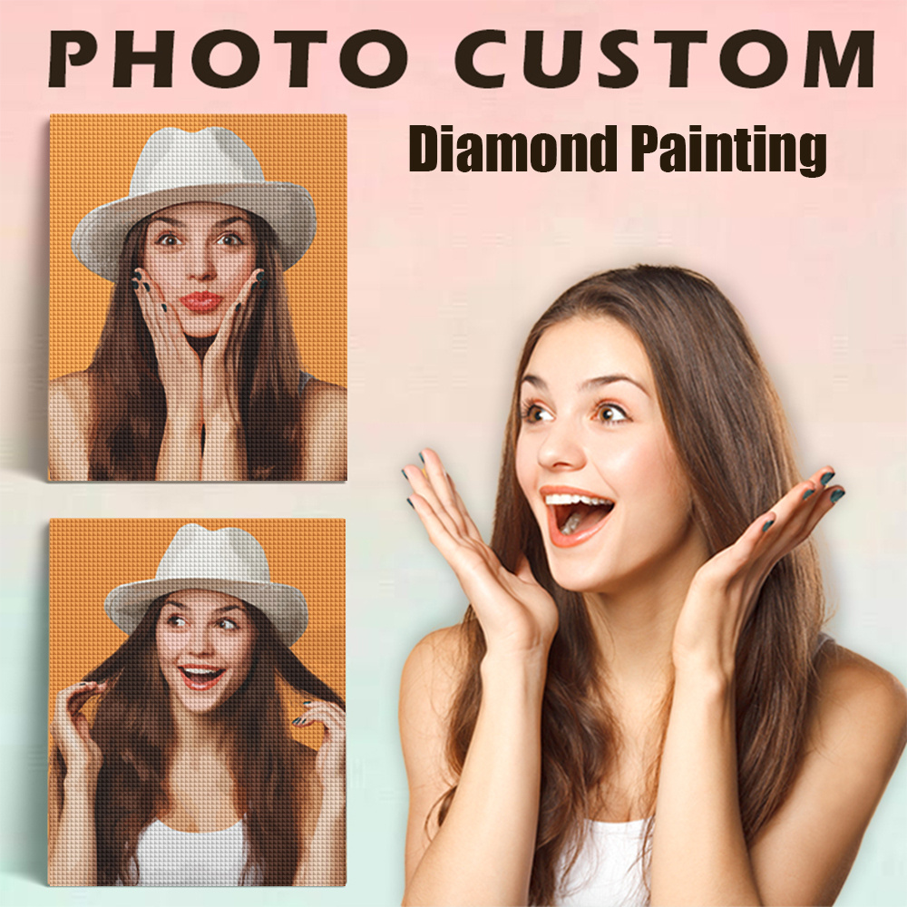Photo Mosaic Print - لوحة فنية مرصعة بالألماس من إيفرشاين،