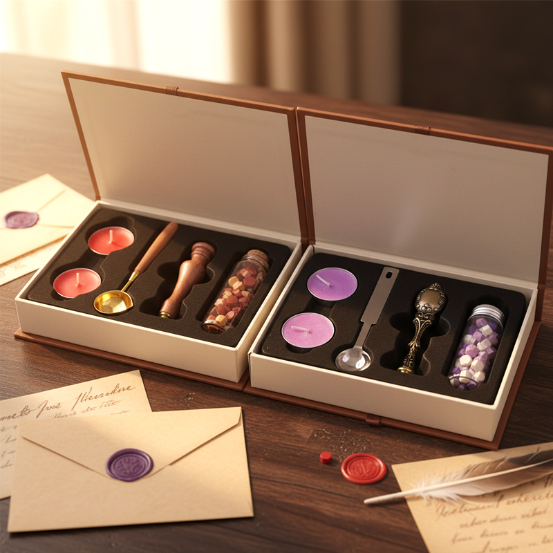 Wax Seal Letter Kit - مجموعة هدايا ختم الشمع مع مقبض