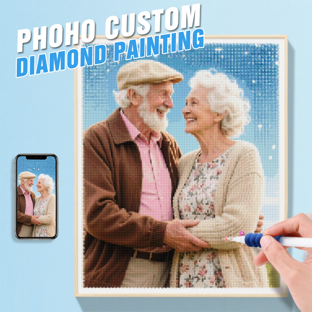 Photo Mosaic Print - HUACAN 5d Diy الماس الفسيفساء مخصص