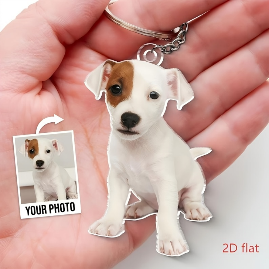Pet Portrait Custom - سلسلة مفاتيح أكريليك مخصصة مع صورة