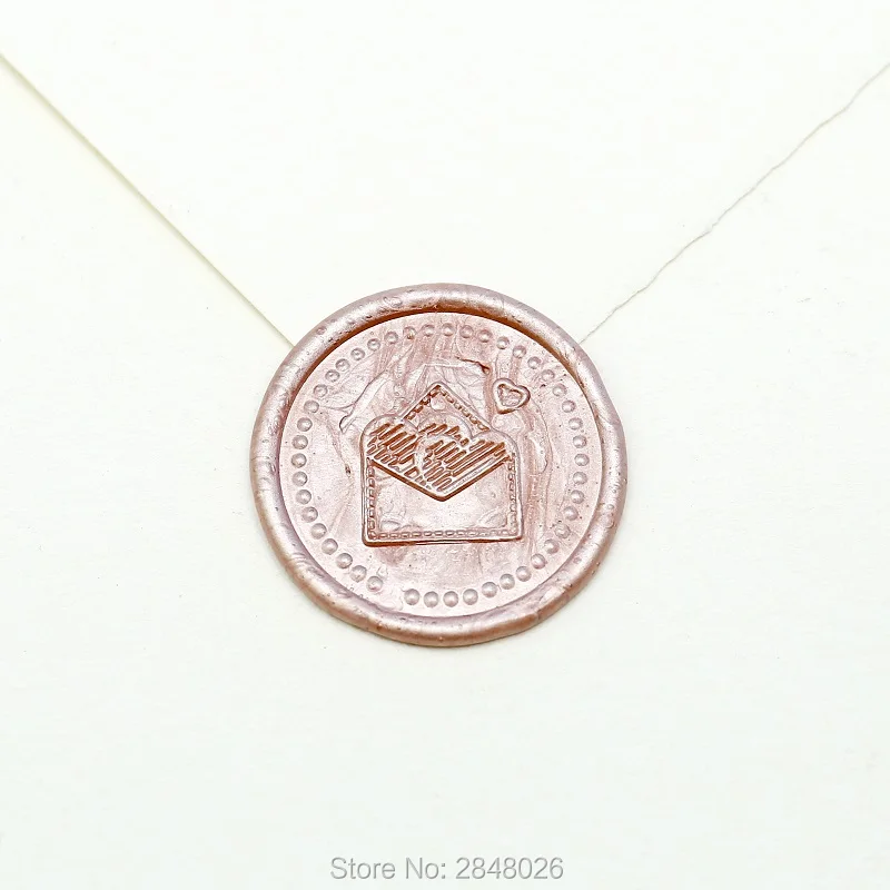 Wax Seal Letter Kit - ختم شمع بحروف حب، مجموعة طوابع