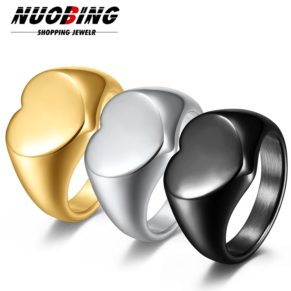 Initial Ring Custom - تخصيص المرأة الخاتم الدائري لطيف القلب
