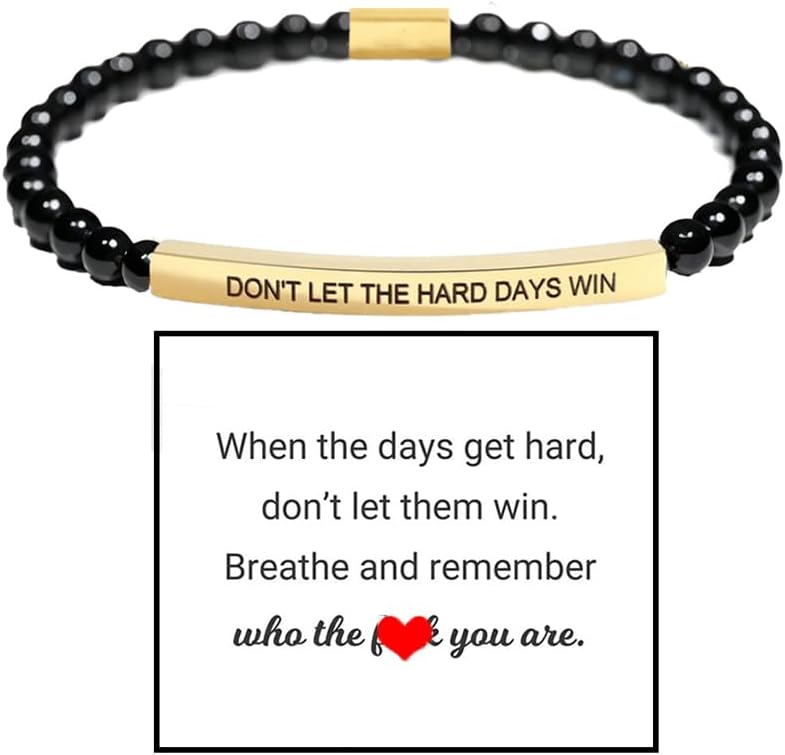 Coordinates Bracelet - لا تدع الأيام الصلبة فوز سوار