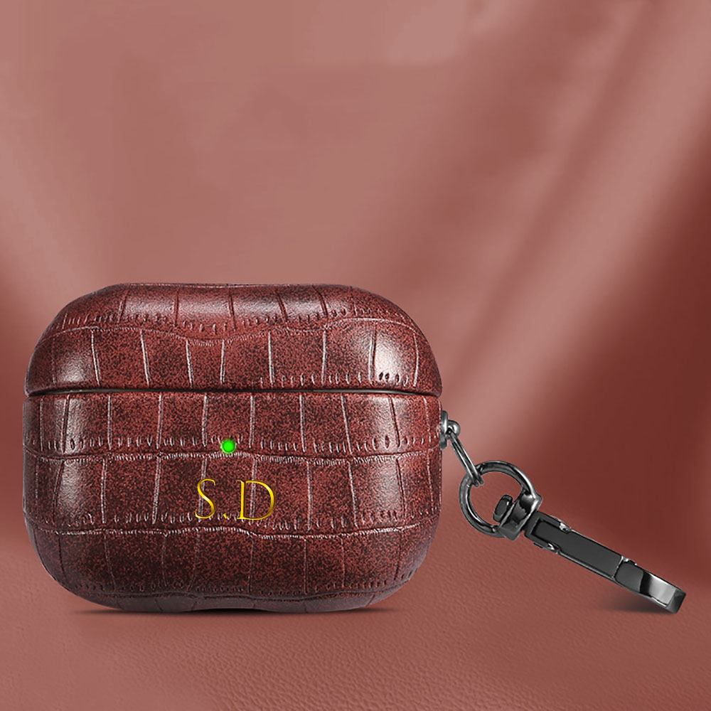 ل Airpods 1 2 3 4 Pro 2 نمط جل - مراجعة Monogram Keychain Leather وسعره