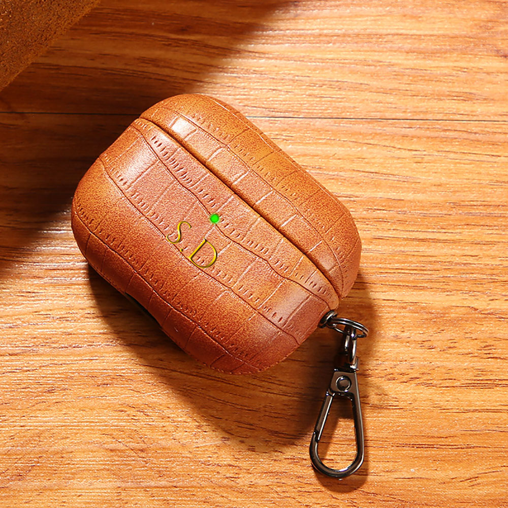 ل Airpods 1 2 3 4 Pro 2 نمط جل - مراجعة Monogram Keychain Leather وسعره