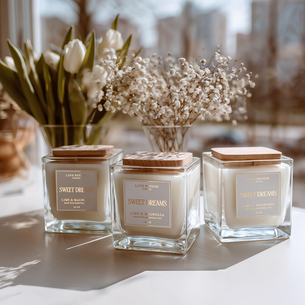 مخصص 50 قطعة تسميات الشموع ملص - مراجعة Personalised Candle Label وسعره