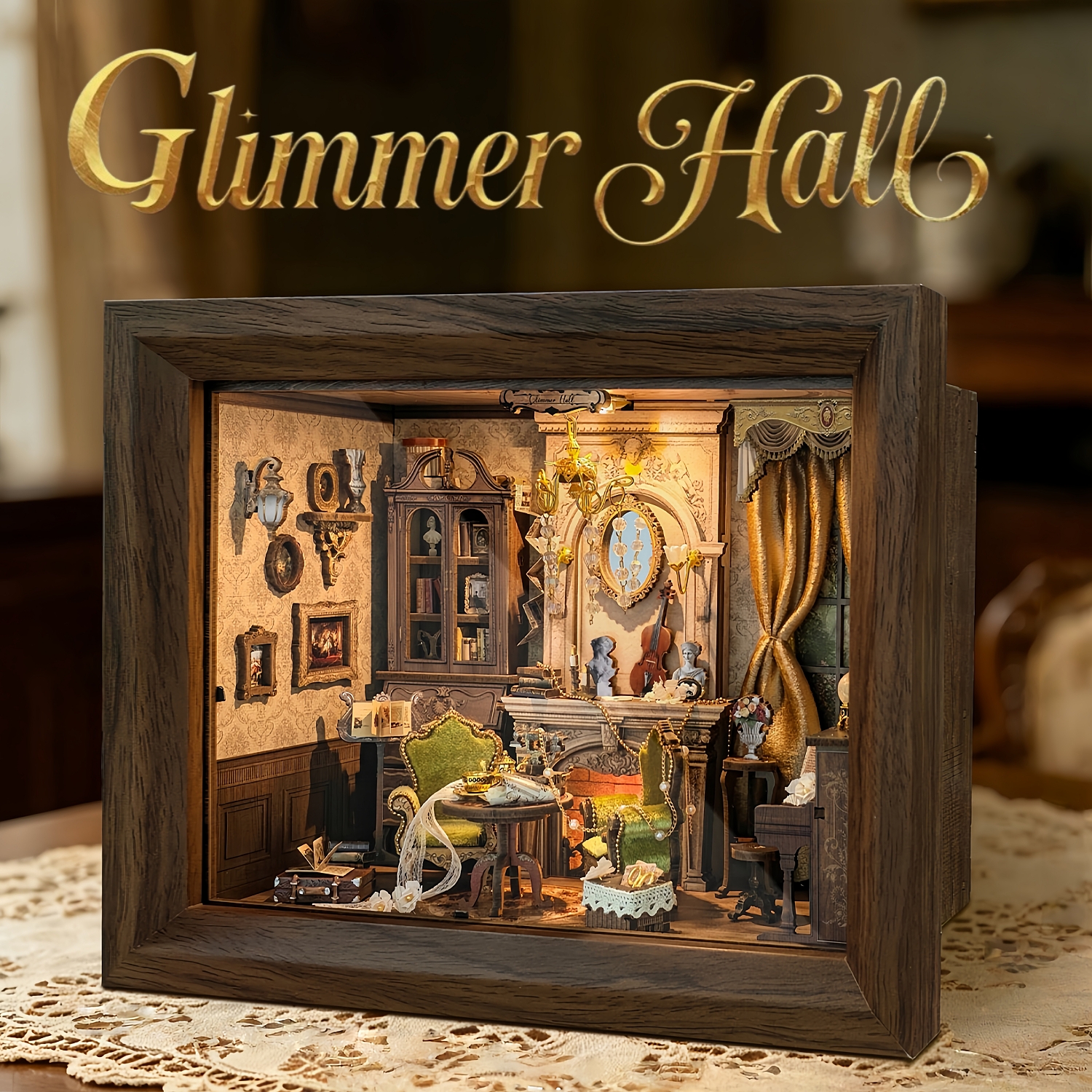طقم نموذج تجميع ثلاثي الأبعاد  - مراجعة Engraved Wood Frame وسعره