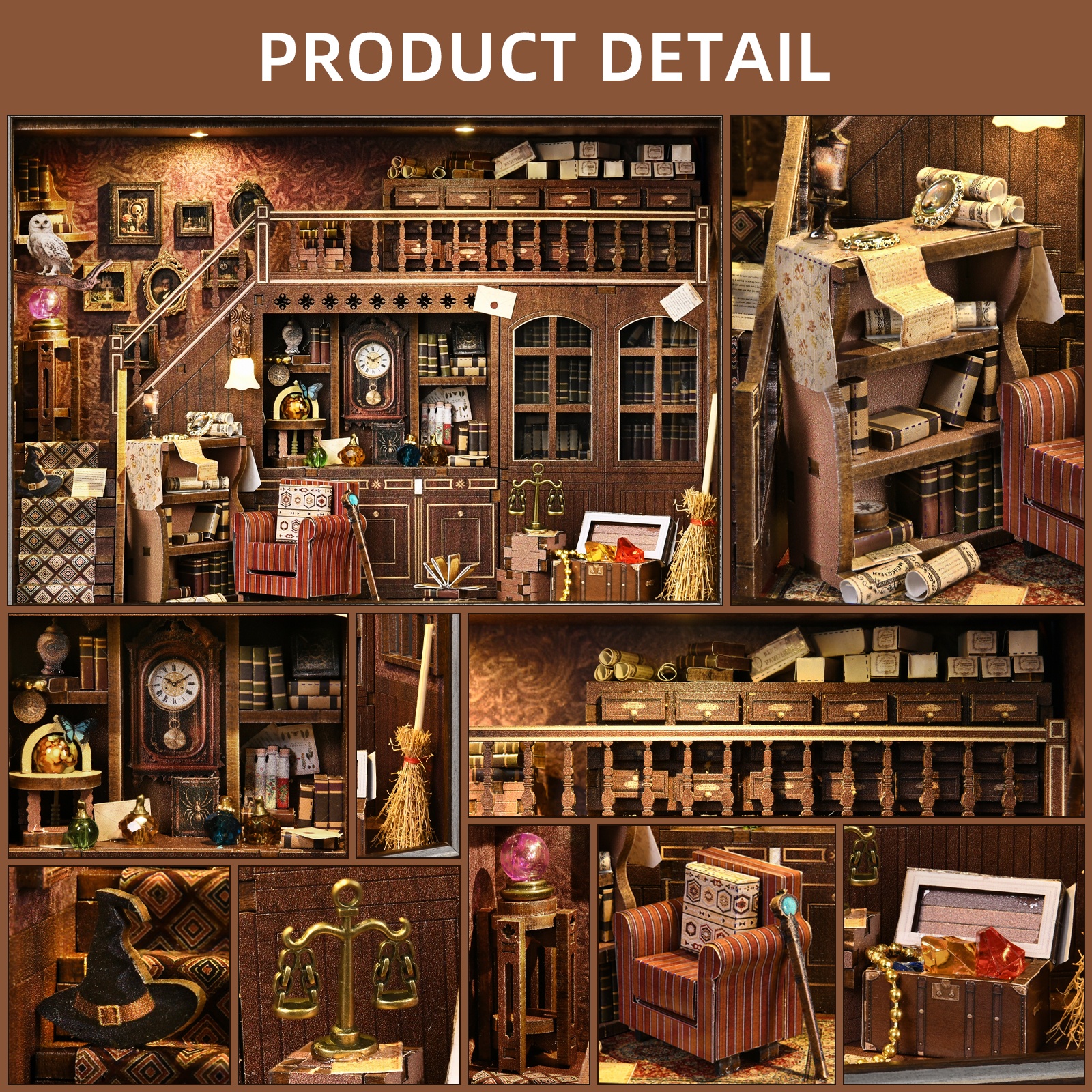 طقم ركن كتاب خشبي ثلاثي الأبعا - مراجعة Engraved Wood Frame وسعره