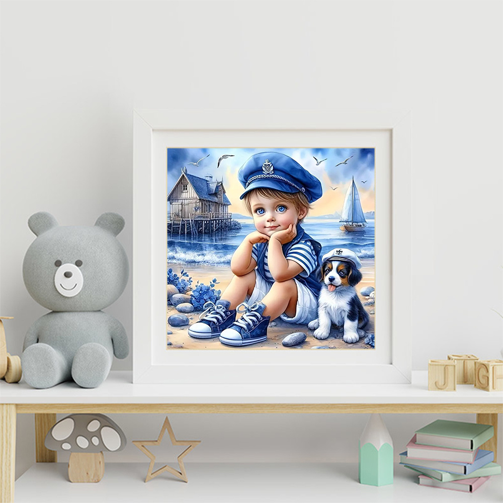 Momoart كامل الماس اللوحة طفل  - مراجعة Photo Mosaic Print وسعره