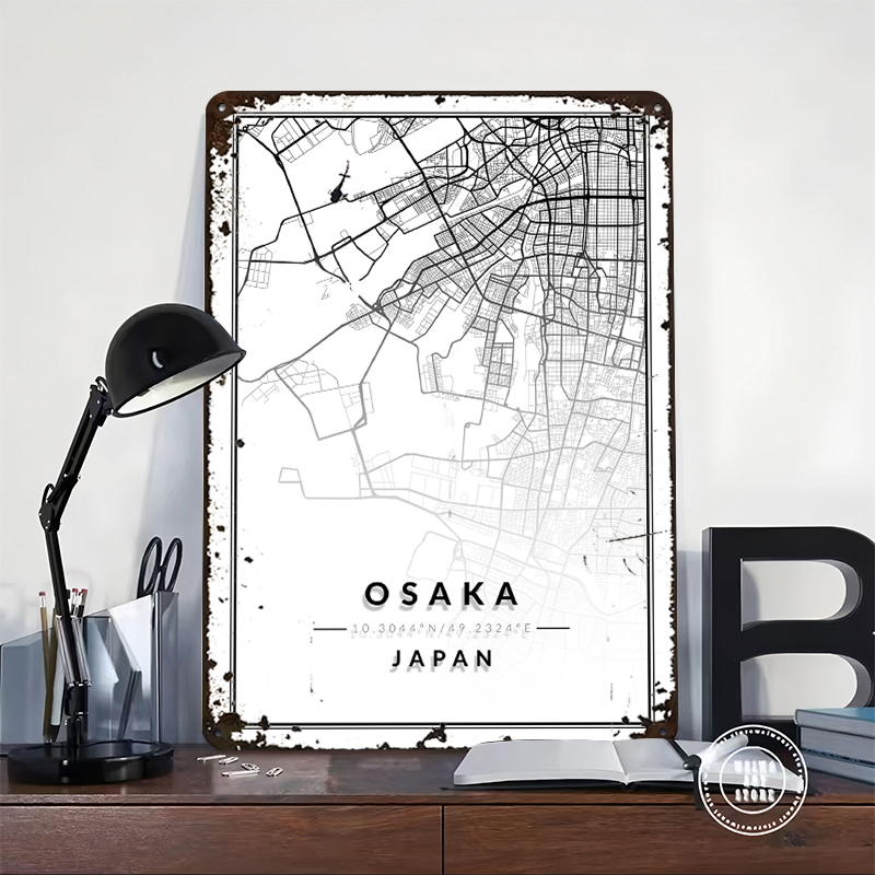 ملصق مطبوع ثلاثي الأبعاد بتصمي - مراجعة Custom Map Poster وسعره