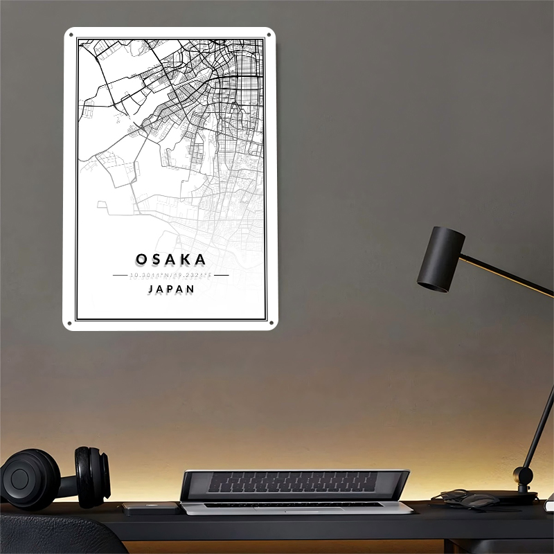 ملصق مطبوع ثلاثي الأبعاد بتصمي - مراجعة Custom Map Poster وسعره