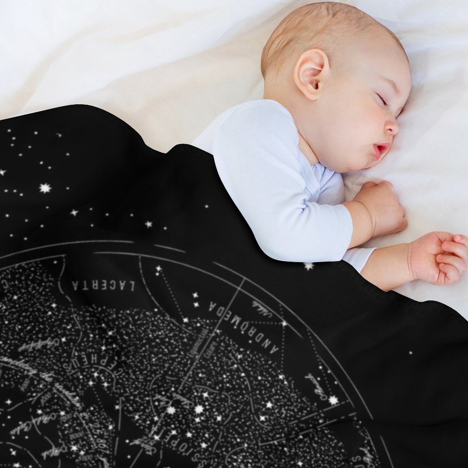 بطانية مزخرفة بنمط خريطة النجو - مراجعة Custom Star Map وسعره