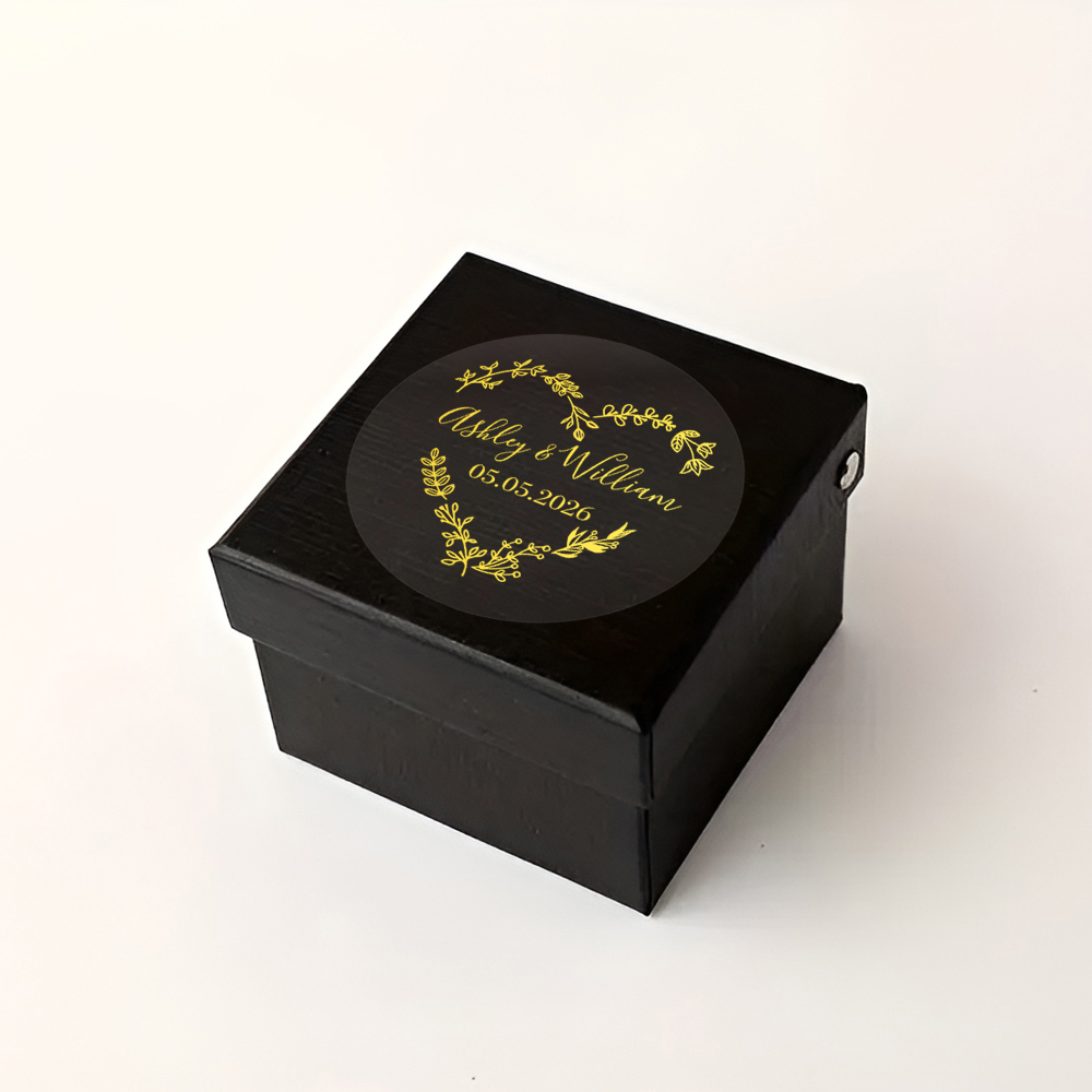 50 قطعة من ملصقات الزفاف المخص - مراجعة Personalised Candle Label وسعره