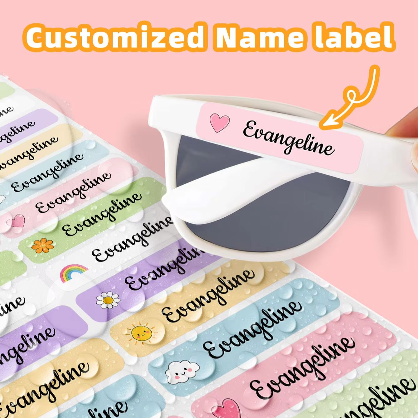 1-220 قطعة ملصقات أسماء مخصصة، - مراجعة Personalized Name Box وسعره