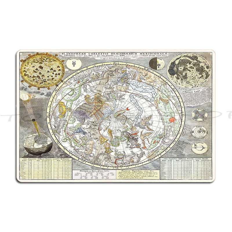 لوحة معدنية لخريطة النجوم في ا - مراجعة Custom Star Map وسعره