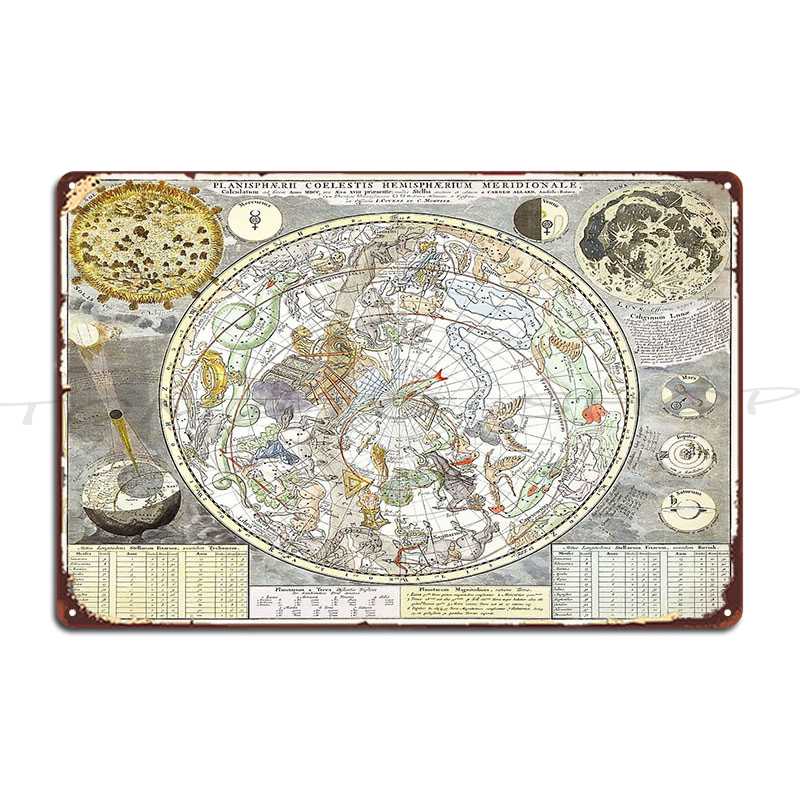 لوحة معدنية لخريطة النجوم في ا - مراجعة Custom Star Map وسعره