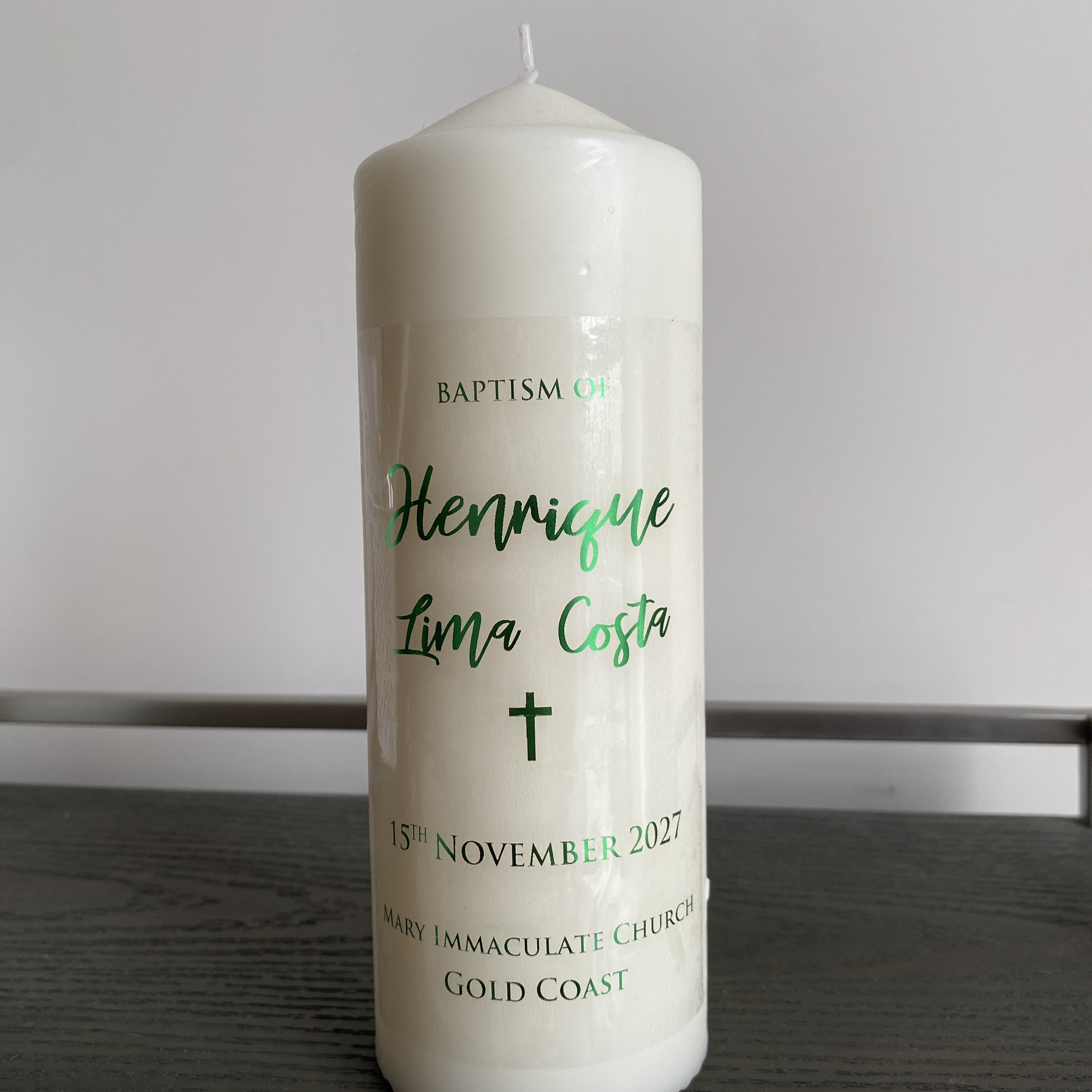 1 شخصية الزفاف شمعة التسمية ال - مراجعة Personalised Candle Label وسعره