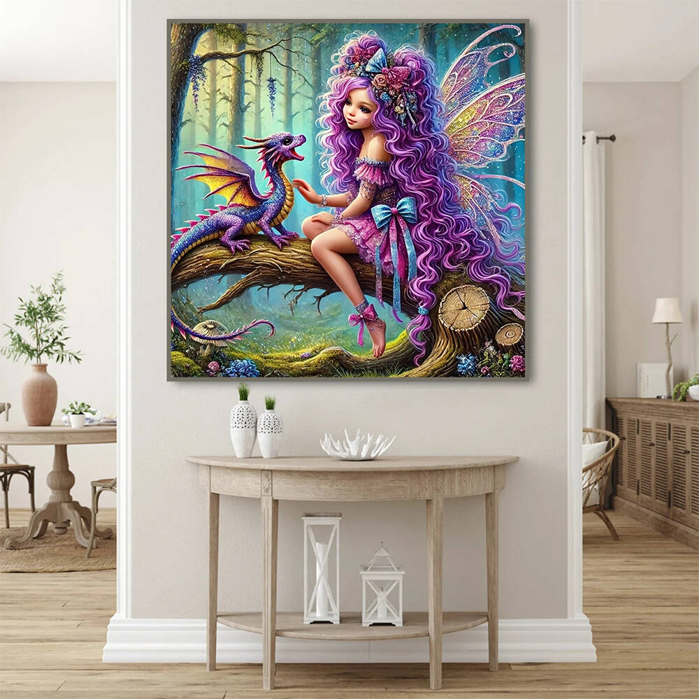 لوحة فسيفساء ماسية مربعة كاملة - مراجعة Photo Mosaic Print وسعره