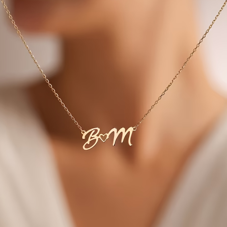 اسم مخصص القلائد للنساء مقاوم  - مراجعة Name Necklace Custom وسعره