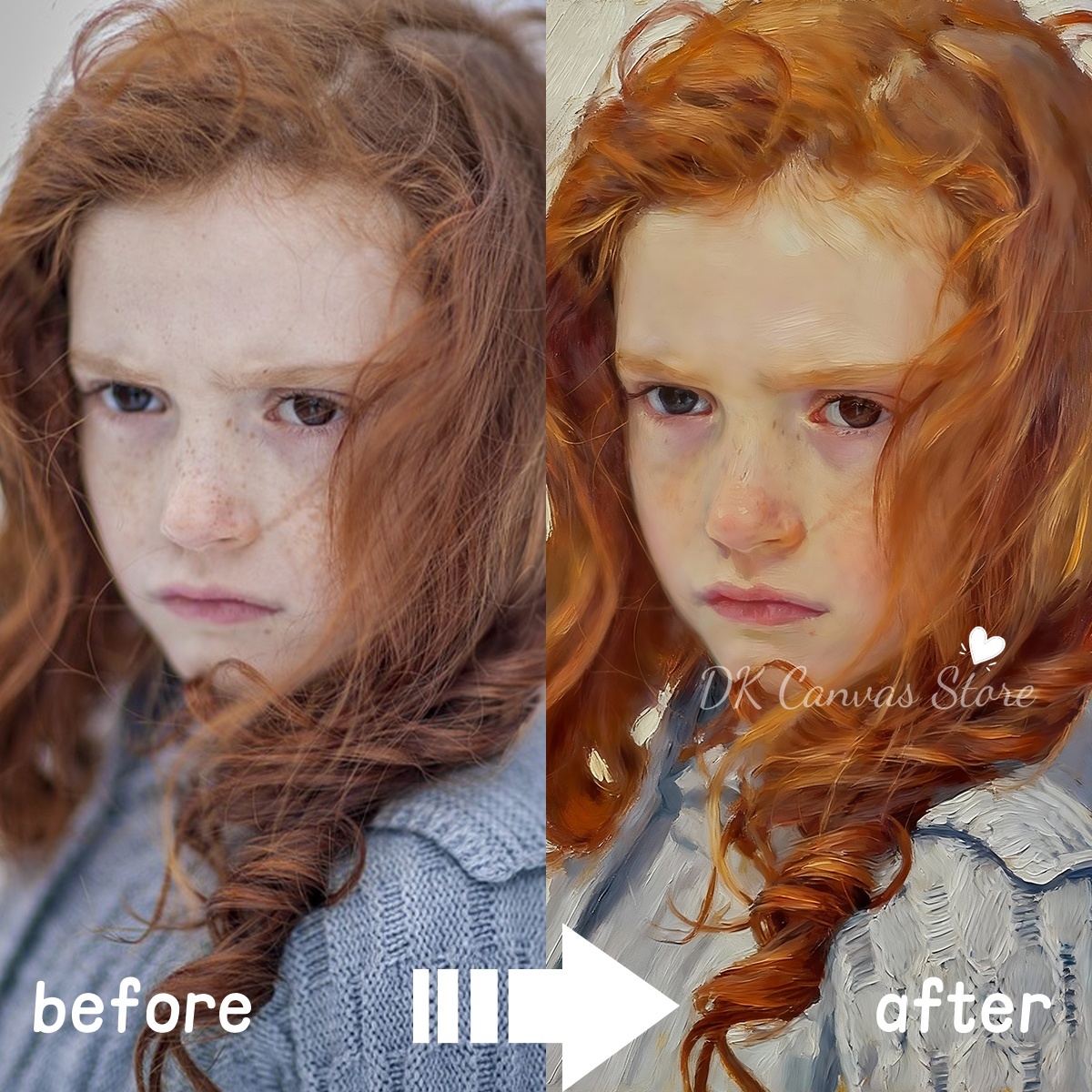 شخصية مخصصة النفط اللوحة نمط ق - مراجعة Pet Portrait Custom وسعره