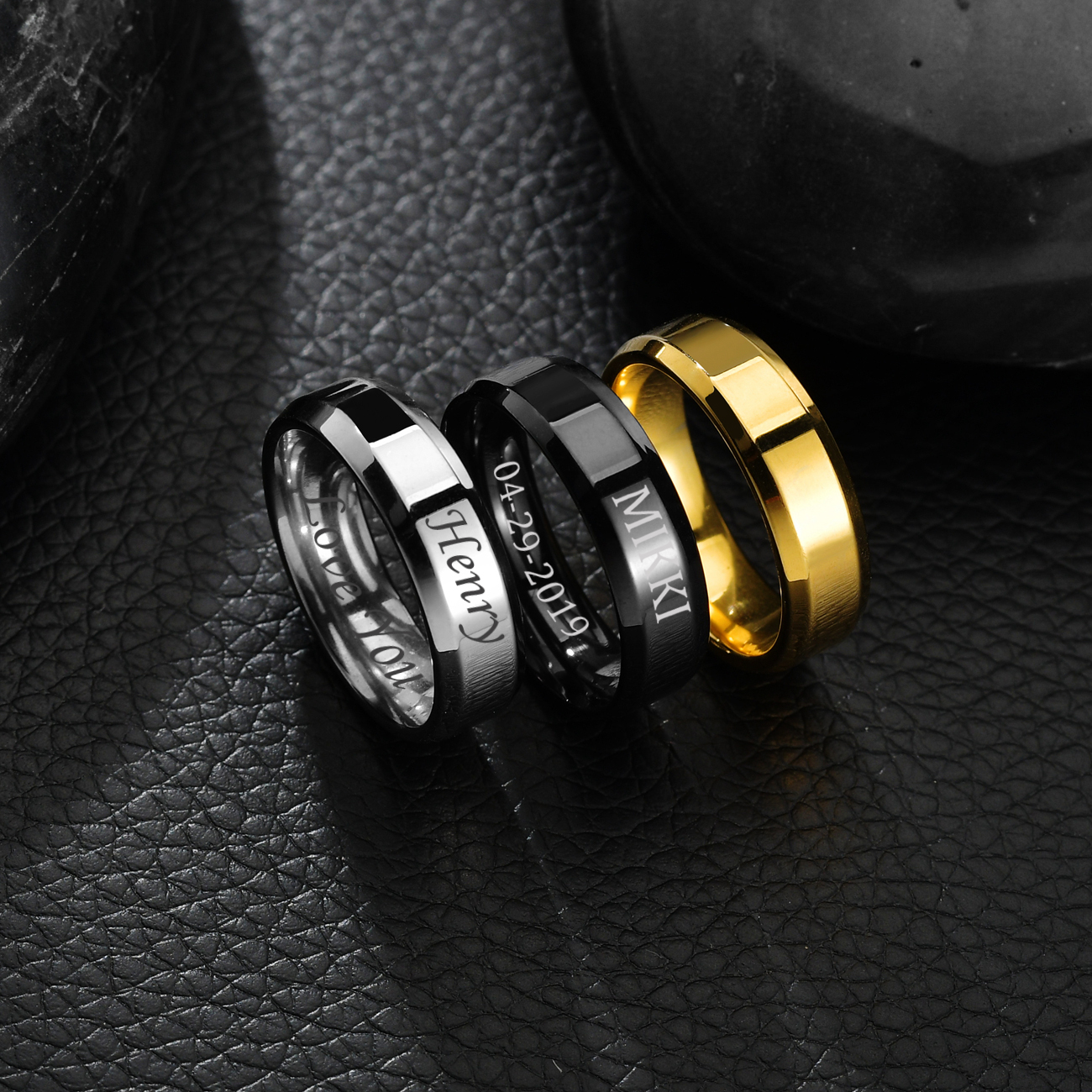Atoztide 4/6/8 مللي متر شخصية  - مراجعة Initial Ring Custom وسعره