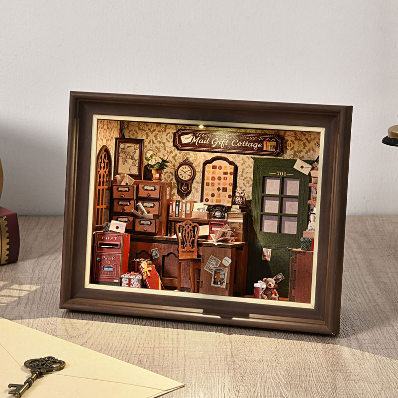 طقم ركن كتاب خشبي ثلاثي الأبعا - مراجعة Engraved Wood Frame وسعره