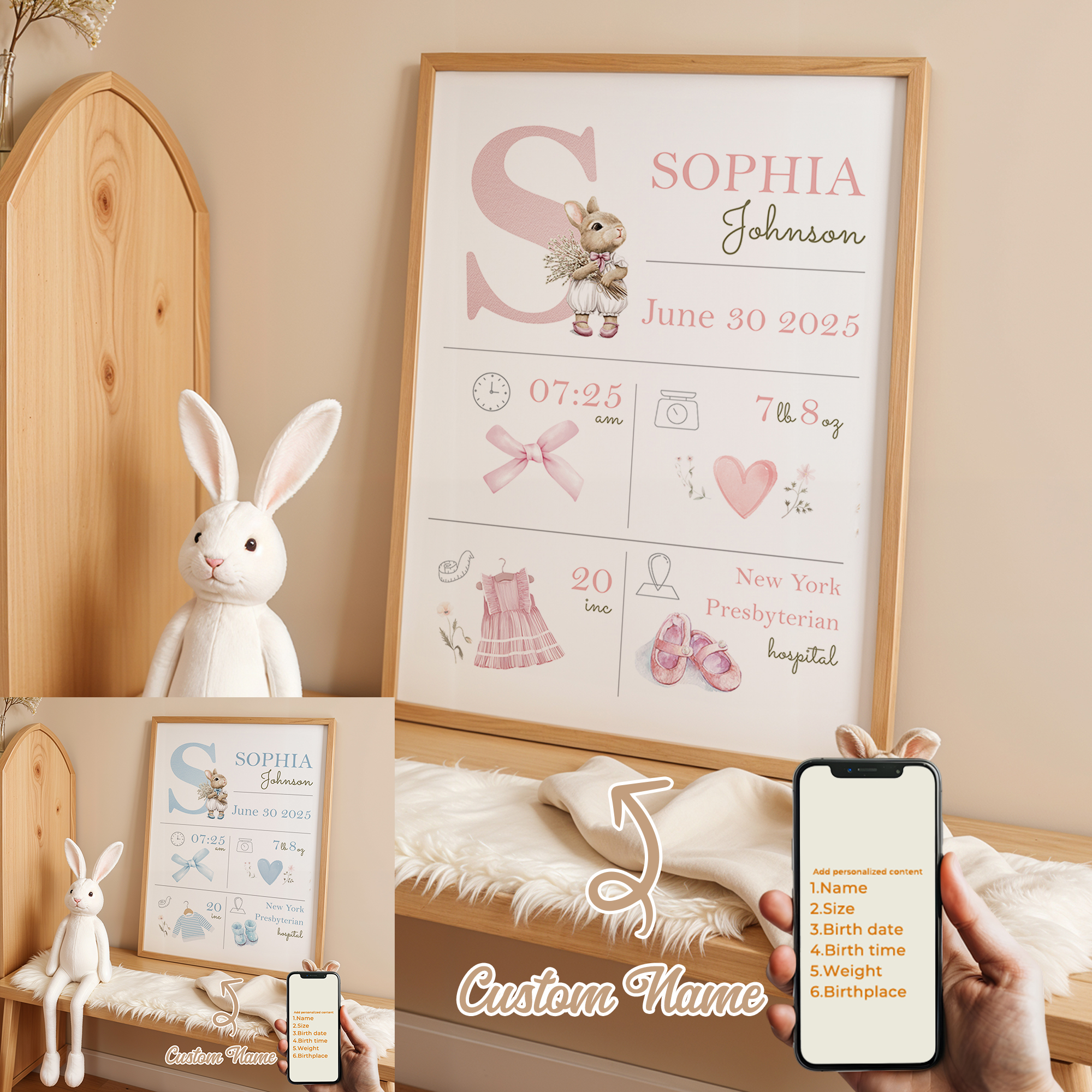 لوحة فنية مخصصة بتصميم كرتوني  - مراجعة Personalized Name Box وسعره