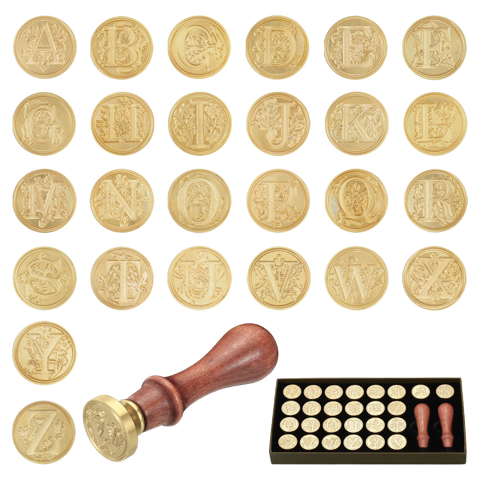 طقم ختم شمعي للحروف الأبجدية،  - مراجعة Wax Seal Letter Kit وسعره