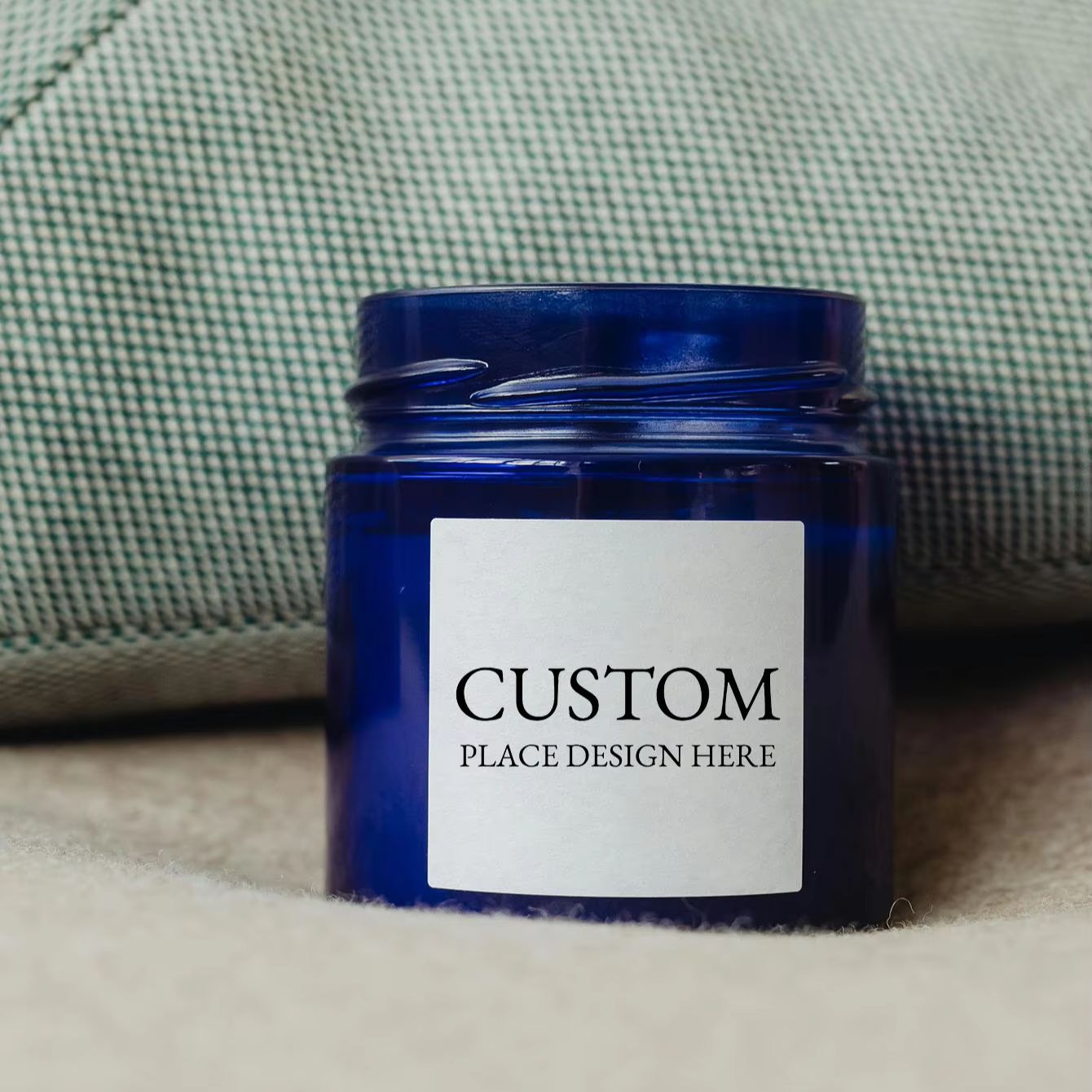 ملصقات مربعة مخصصة ومقاومة للم - مراجعة Personalised Candle Label وسعره
