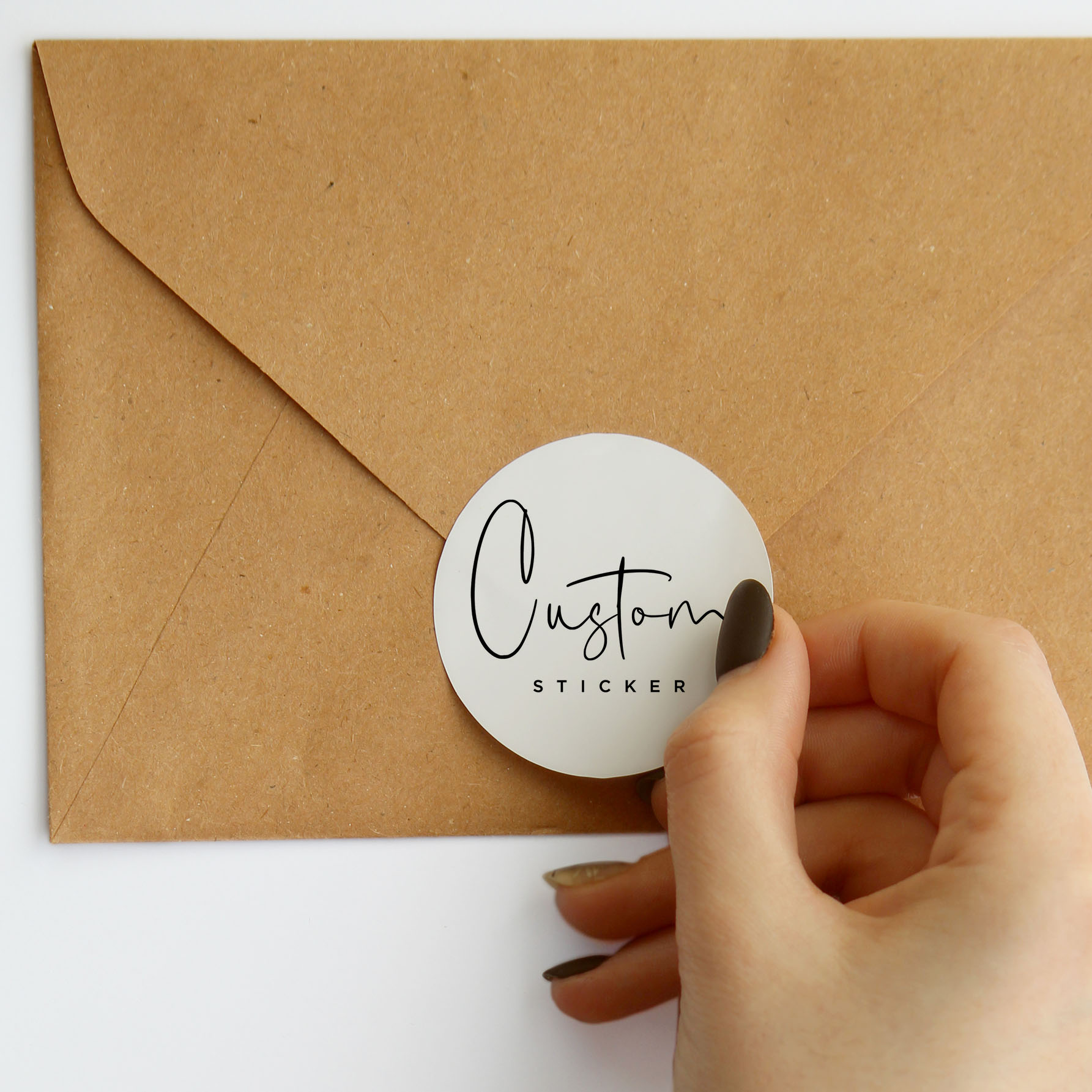 1-100 قطعة ملصقات دائرية مخصصة - مراجعة Personalised Candle Label وسعره