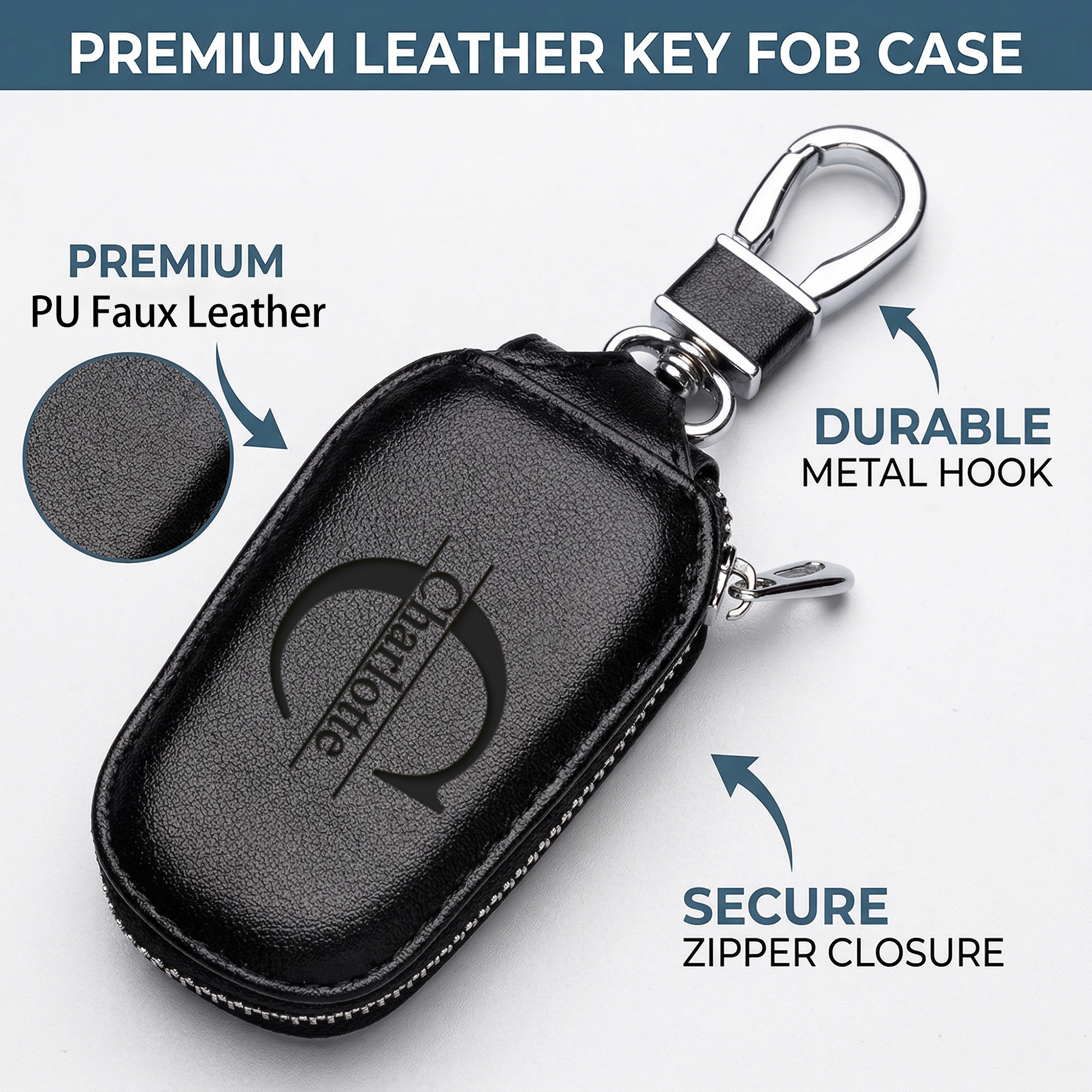 حافظة مفاتيح مخصصة بسحاب، قابل - مراجعة Monogram Keychain Leather وسعره
