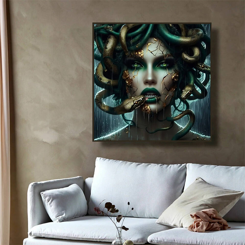 لوحة فسيفساء ماسية بدون إطار،  - مراجعة Photo Mosaic Print وسعره