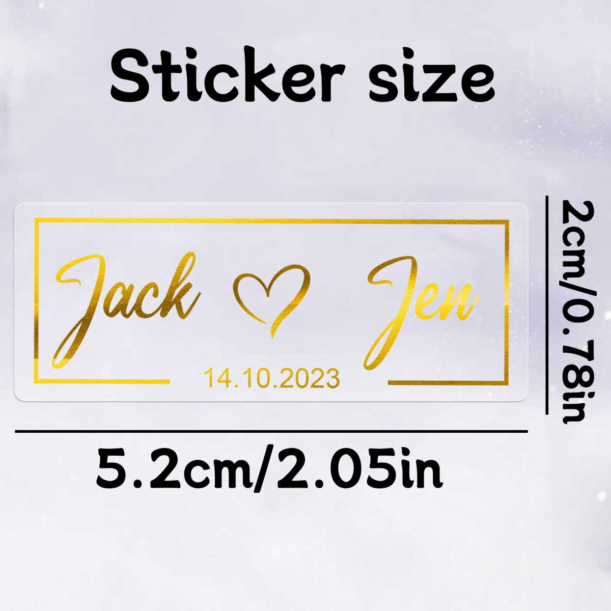 30-240 قطعة ملصقات زفاف مستطيل - مراجعة Personalised Candle Label وسعره