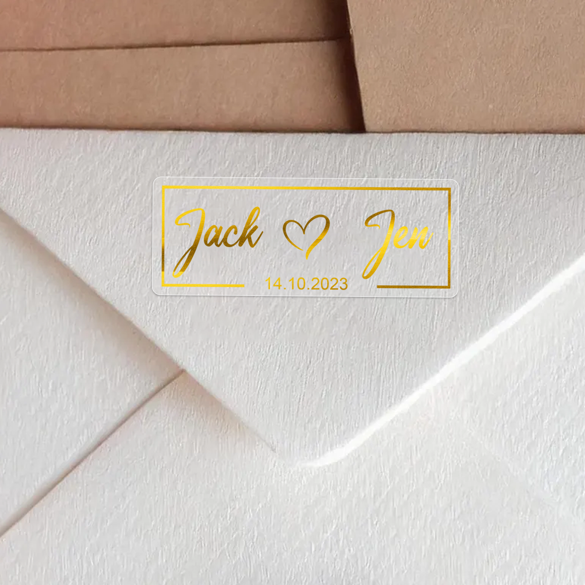30-240 قطعة ملصقات زفاف مستطيل - مراجعة Personalised Candle Label وسعره