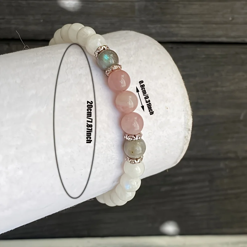 سوار جديد من حجر القمر واللابر - مراجعة Coordinates Bracelet وسعره