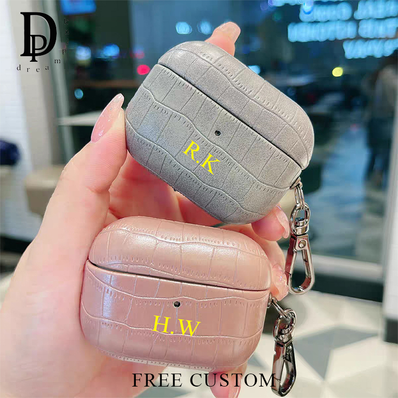 اسم مخصص جلد التمساح Eaphone ح - مراجعة Monogram Keychain Leather وسعره