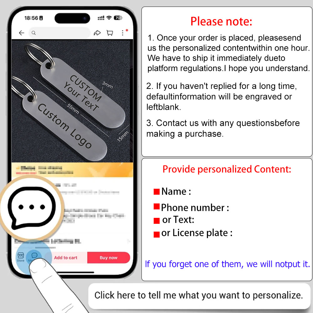 شخصية سلسلة مفاتيح من الفولاذ  - مراجعة Initial Ring Custom وسعره