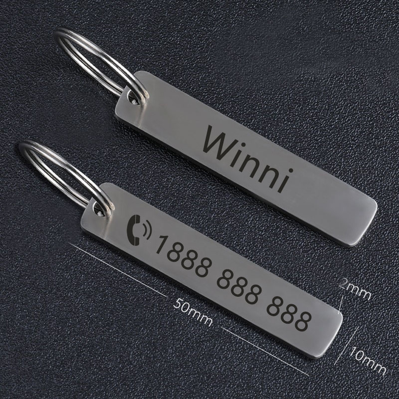 شخصية سلسلة مفاتيح من الفولاذ  - مراجعة Initial Ring Custom وسعره