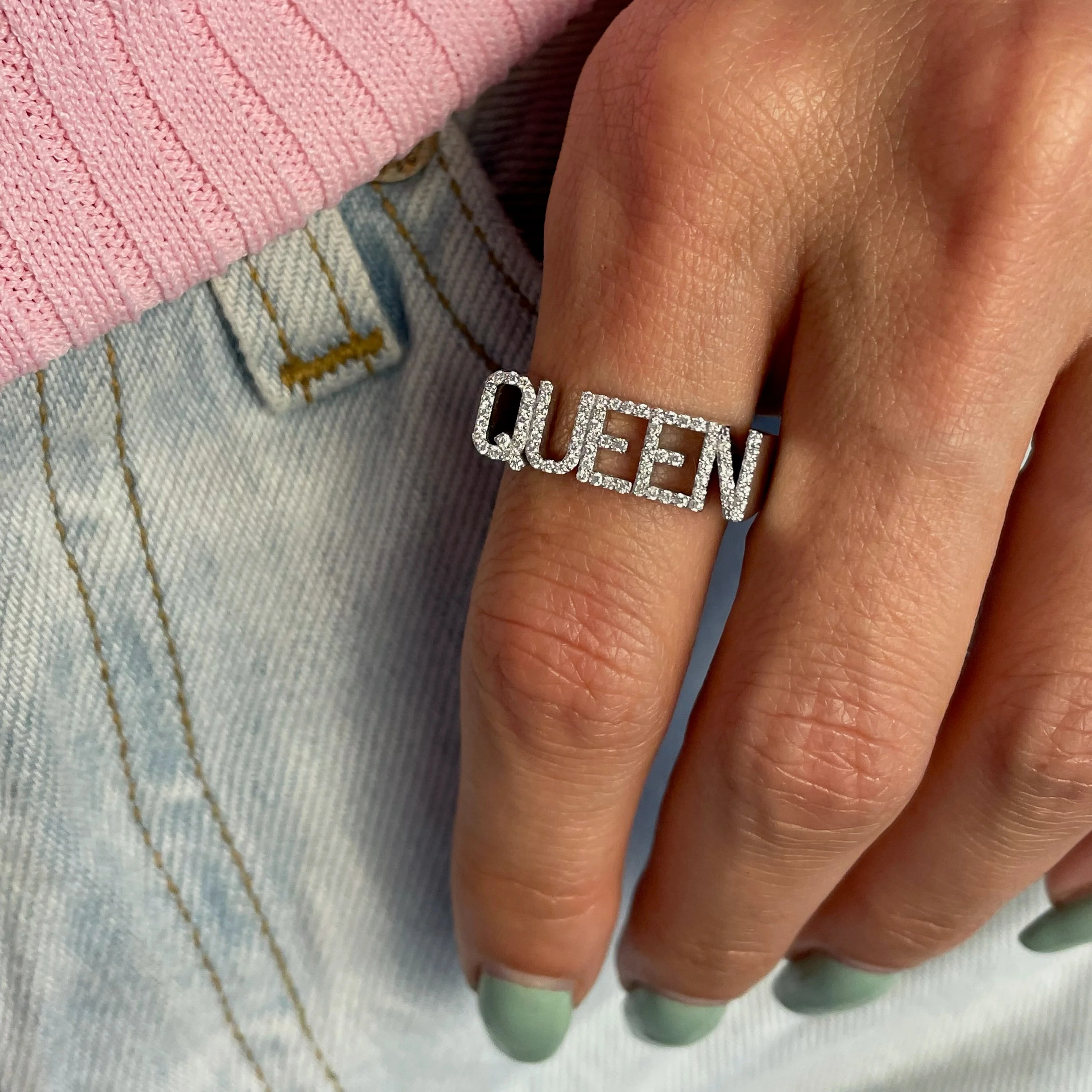 خاتم اسم ثلاثي الأبعاد مخصص ال - مراجعة Initial Ring Custom وسعره