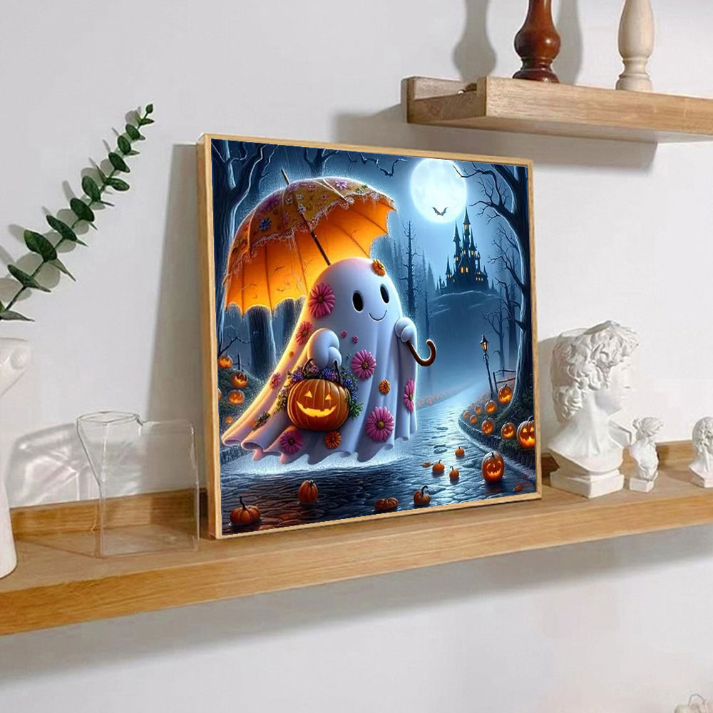 لوحة ماسية شبح الليل كاملة مرب - مراجعة Photo Mosaic Print وسعره