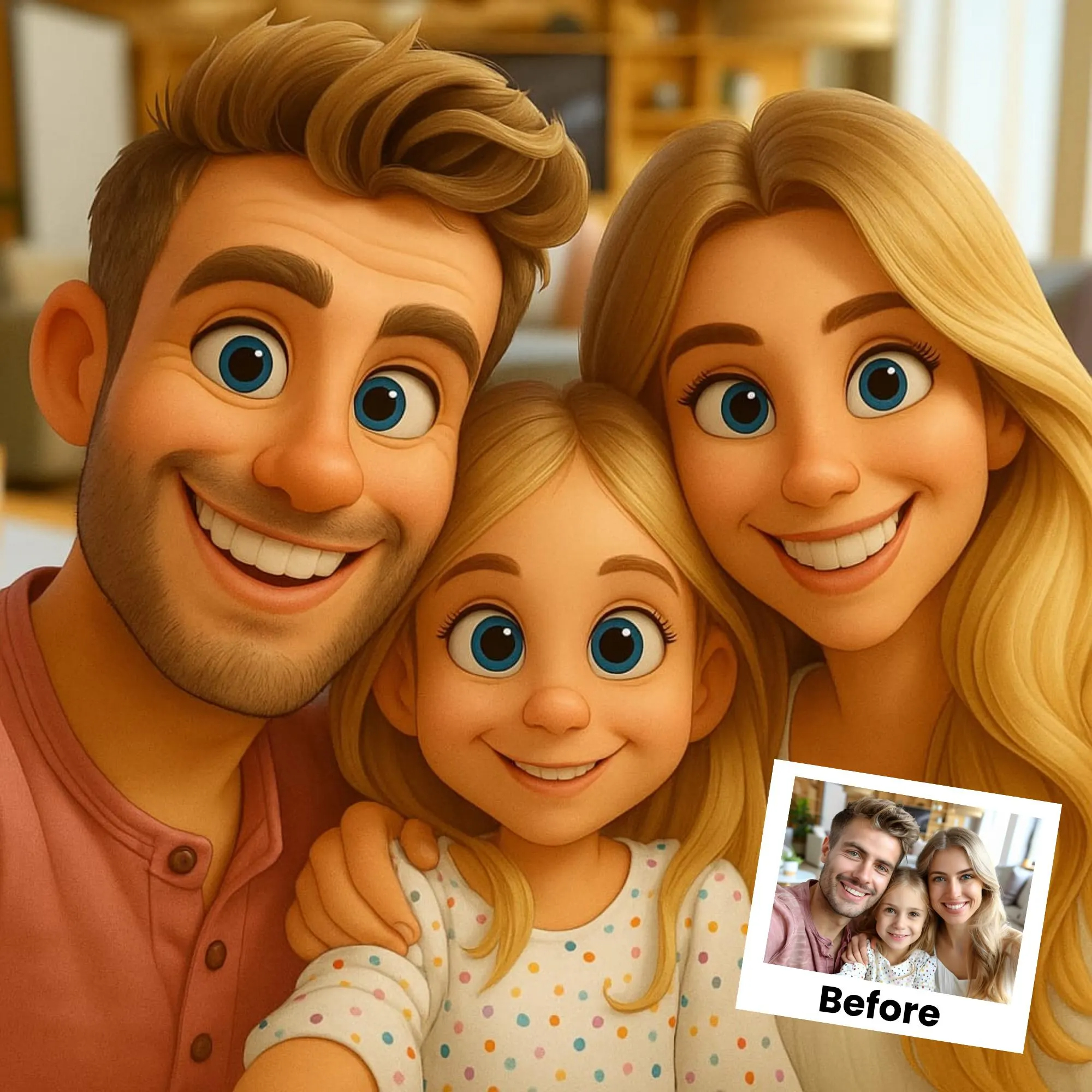 صور عائلية مخصصة بشخصيات متحرك - مراجعة Pet Portrait Custom وسعره