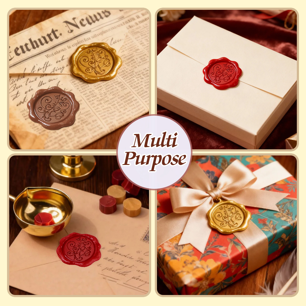 مجموعة هدايا ختم الشمع مع مقبض - مراجعة Wax Seal Letter Kit وسعره