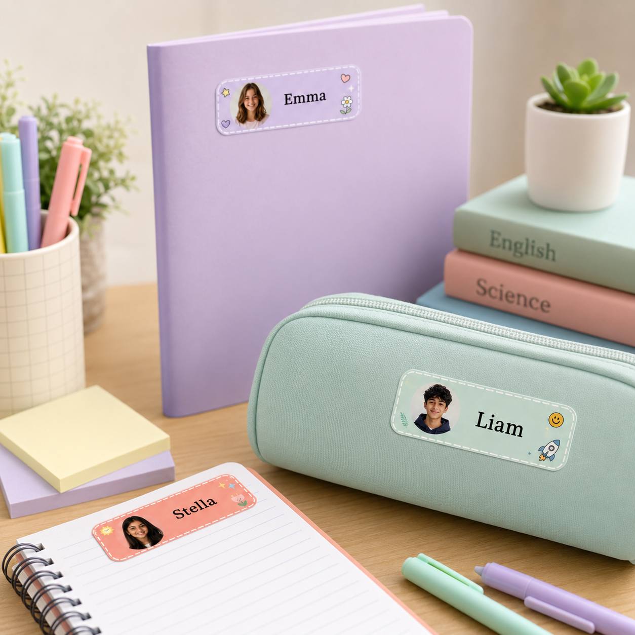 ملصقات مخصصة بالصور والأسماء ل - مراجعة Custom Photo Book وسعره