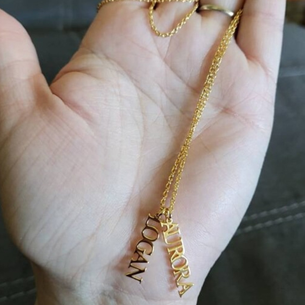 مخصص متعدد اسم قلادة الفولاذ ا - مراجعة Birth Flower Necklace وسعره