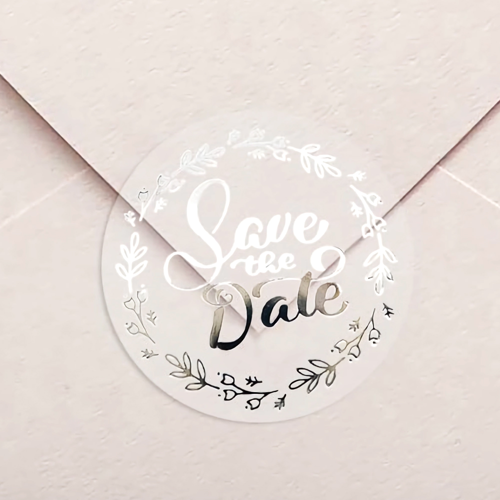 50 قطعة من ملصقات رقائق الذهب  - مراجعة Personalised Candle Label وسعره