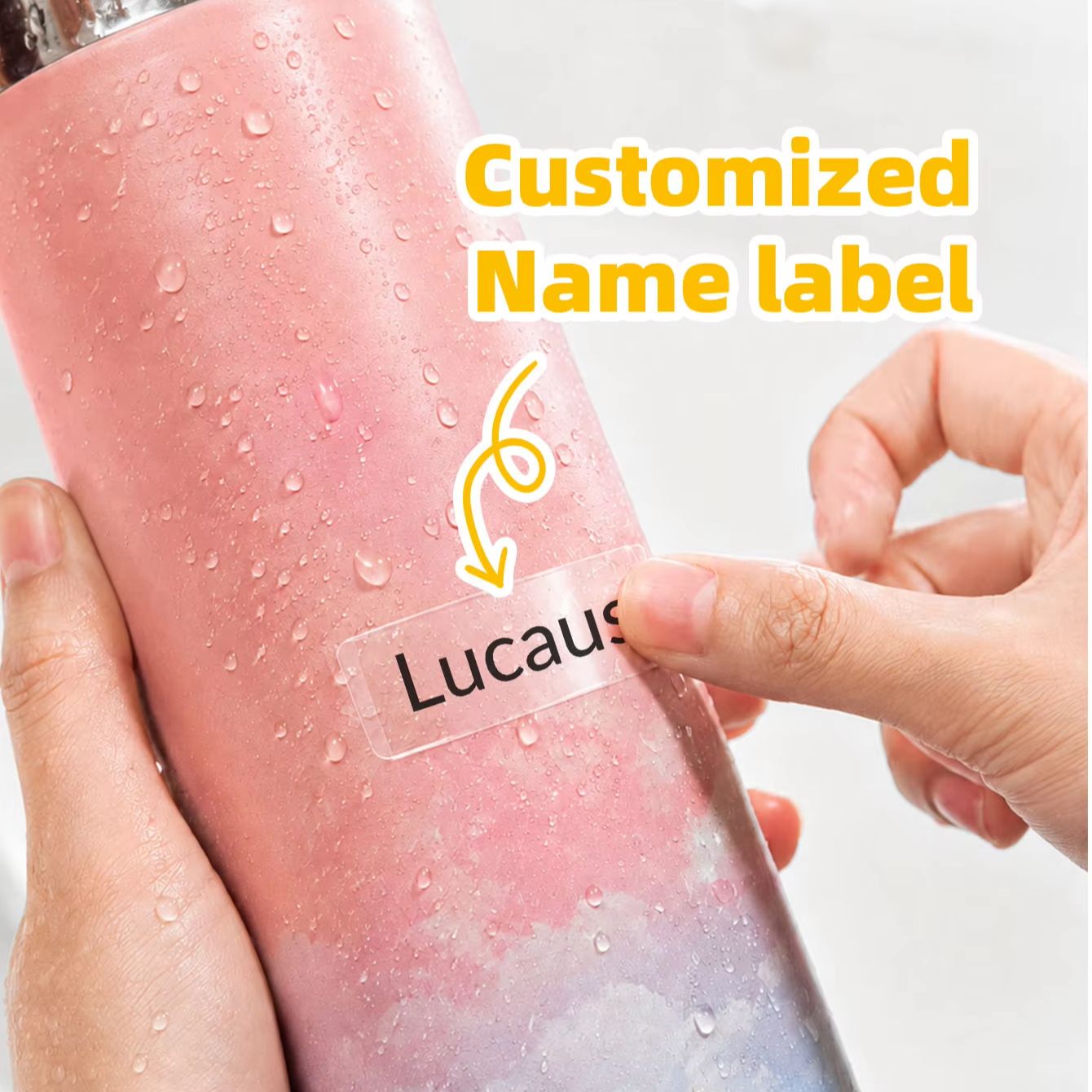 1-240 قطعة ملصقات مخصصة بالاسم - مراجعة Personalized Name Box وسعره