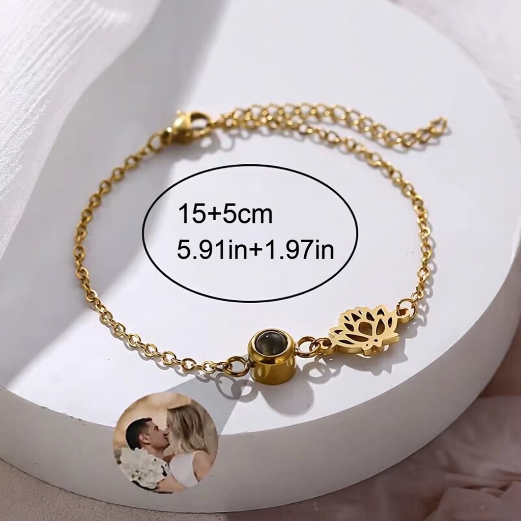 سوار مخصص بصورة شخصية من الفول - مراجعة Birth Flower Necklace وسعره